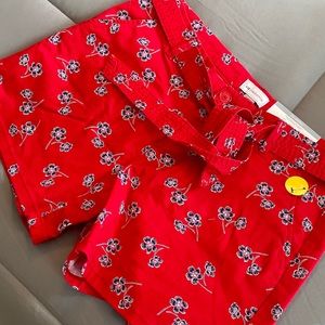 Red Liz Claiborne Shorts